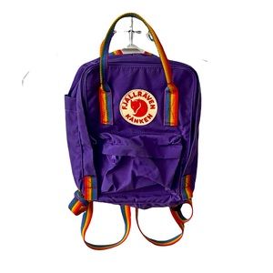 Authentic Kanken Rainbow Handle Backpack